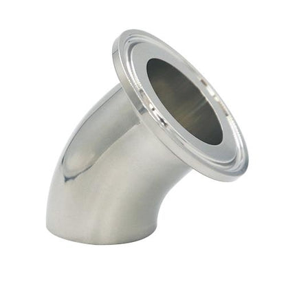 45°片ヘルール付エルボ