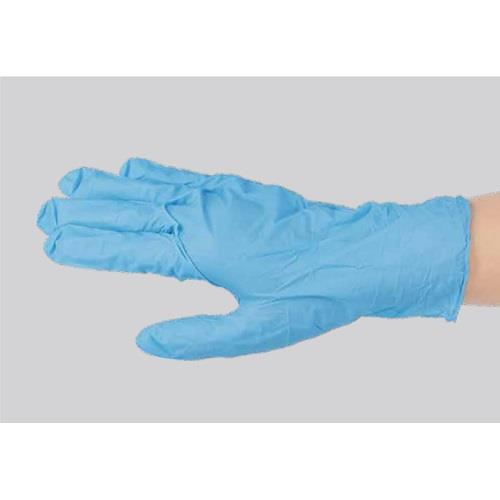 ニトリル手袋 薄手 ブルー 100枚入