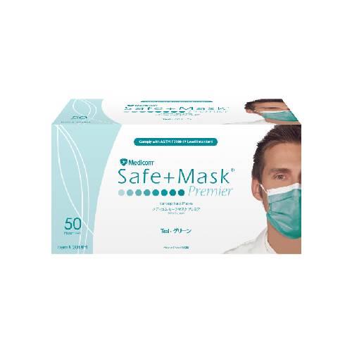 セーフマスクプレミア グリーン/箱レギュラー50枚入×10箱