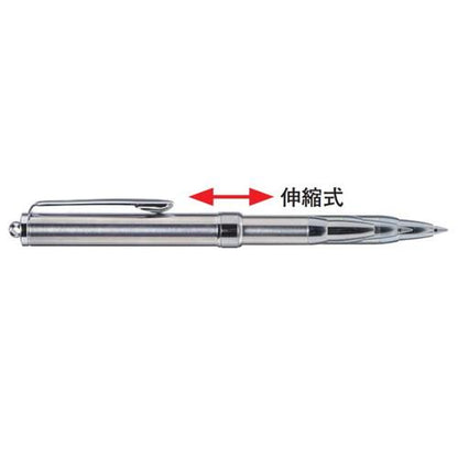 伸縮ステンレス ボールペン・クリップ付 KSB-96