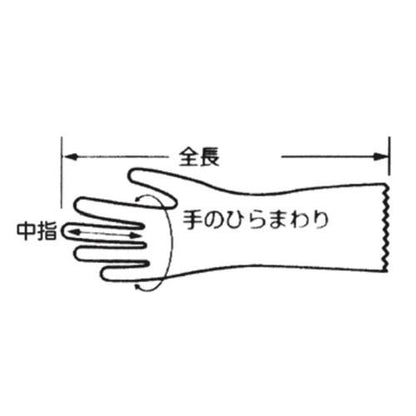 エンボス手袋 ＃30(五本絞り) 200枚ロール巻 L
