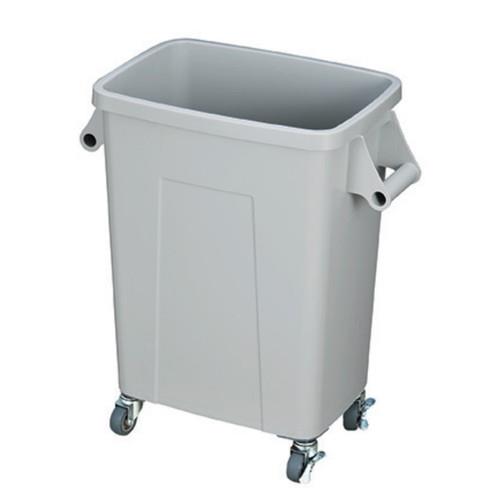 トンボ 厨房ペール(キャスター付) 45型 グレー