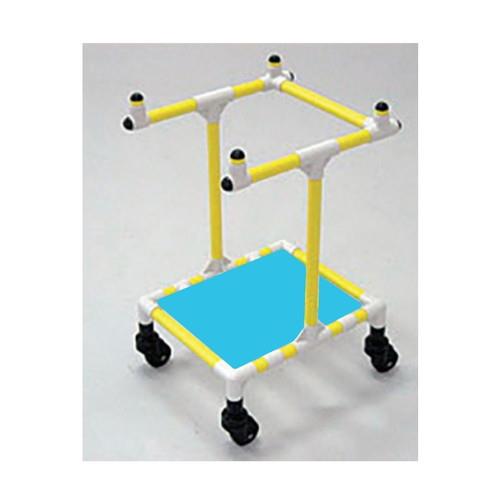 イレクター ゴミカート 70L底付 ブルー