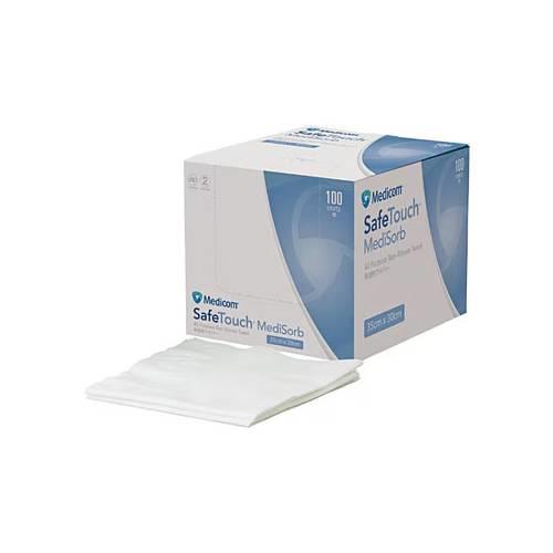 セーフタッチ メディソーブ 多目的ワイパー100枚入×12箱