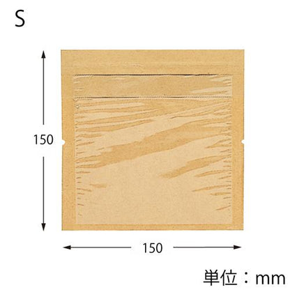 窓付ディッシュバッグ M 無地 100枚入