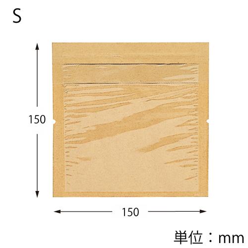 窓付ディッシュバッグ L 無地 100枚入