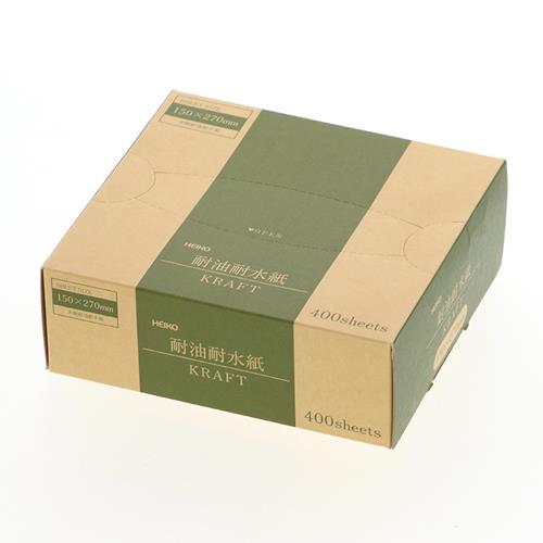 耐油耐水紙 クラフト 150×270 400入