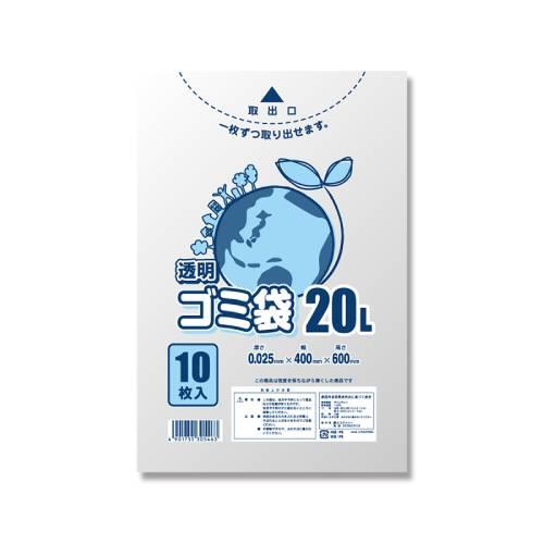 LD透明ゴミ袋045 120L 5枚