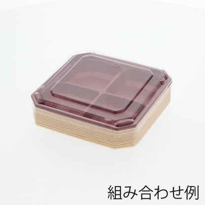 ワン折重隅切50C 赤底 50枚入