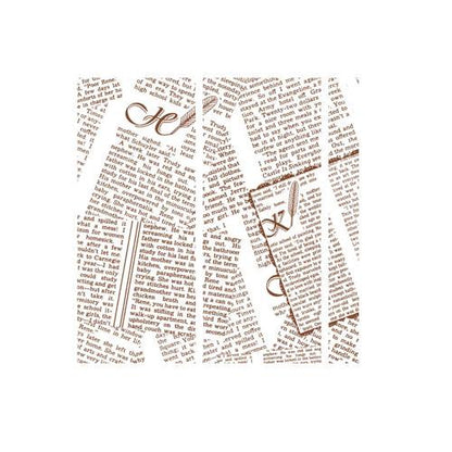 WAX紙21.8-25 ニュースレター白 百枚入