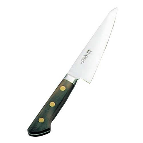 正広作日本鋼・ツバ付骨スキ角型15cm 0589300