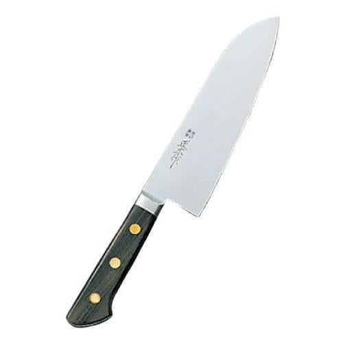 日本鋼・ツバ付三徳型牛刀17.5cm 0590200