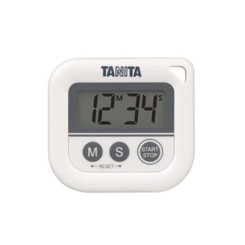 タニタ丸洗いタイマー100分計TD-376Nホワイト 0859810