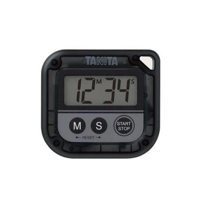 タニタ丸洗いタイマー100分計TD-376Nブラック 0859910