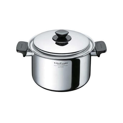 ビタクラフトヘキサプライ深型両手鍋5.5L6128 0913900