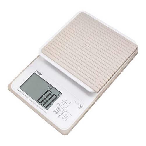 タニタデジタルクッキングスケール3kgKW-320-WH 1038810