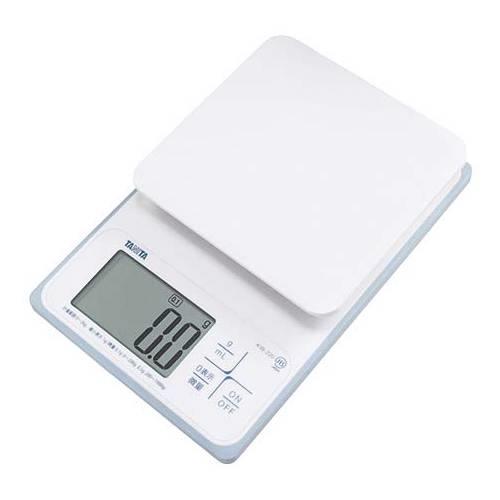 タニタデジタルクッキングスケール2kgKW-220-WH 1038820