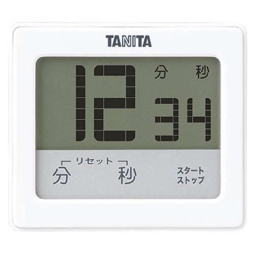 タニタ防水タッチパネルタイマーTD-414WHホワイト 1038830
