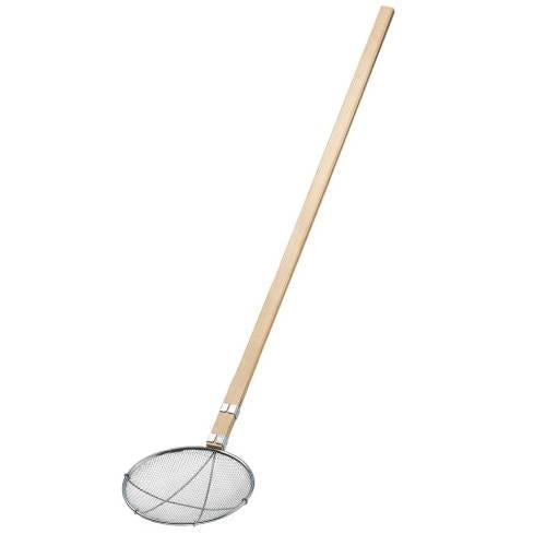 木柄丸型給食スクイ網24cm2.5メッシ30510 1154800