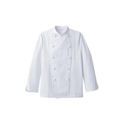 男女兼用コックコート長袖AS-7300L 1201030