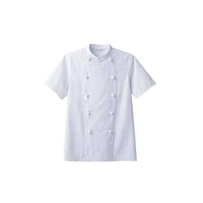 男女兼用コックコート半袖AS-7301L 1201130