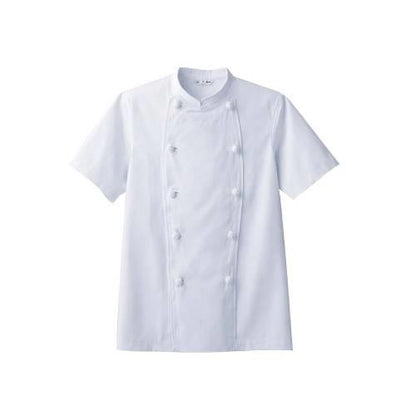 男女兼用コックコート半袖AS-73015L 1201170