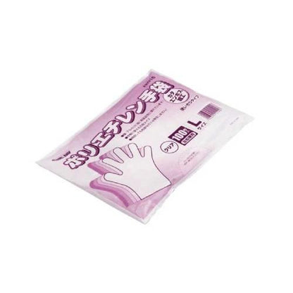 ポリエチレン手袋＃2016袋入100枚入Sクリア 1312330