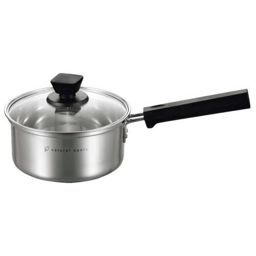 ナチュラルベーシック深型片手鍋16cmNBP-16 1539100