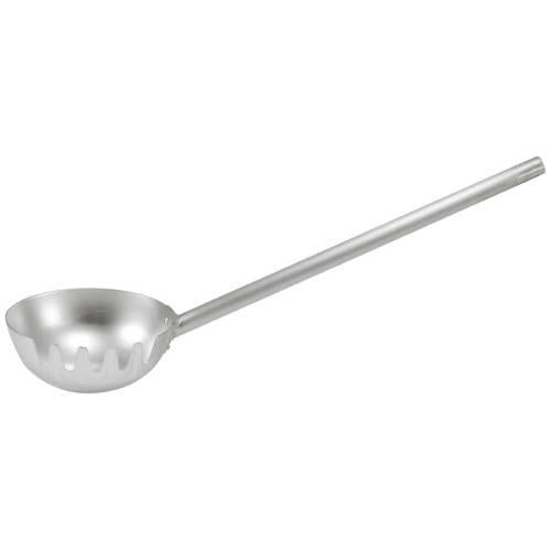 アルミ片口麺ひしゃく20cm柄長30cm 1545150