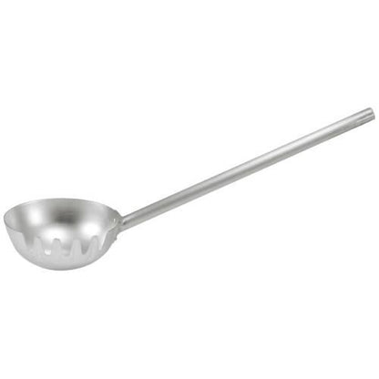 アルミ片口麺ひしゃく20cm柄長50cm 1545160