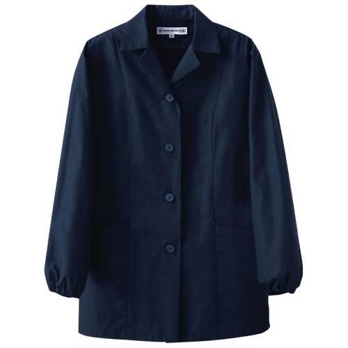 女性用コート調理服AA335-19号ネイビー 2223130