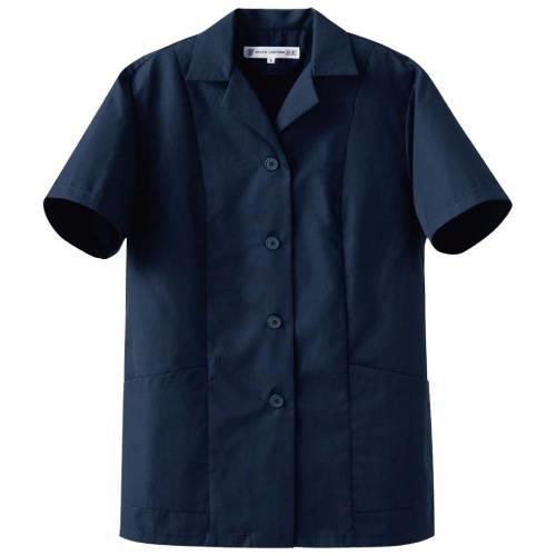 女性用コート調理服AA337-111号ネイビー 2223210