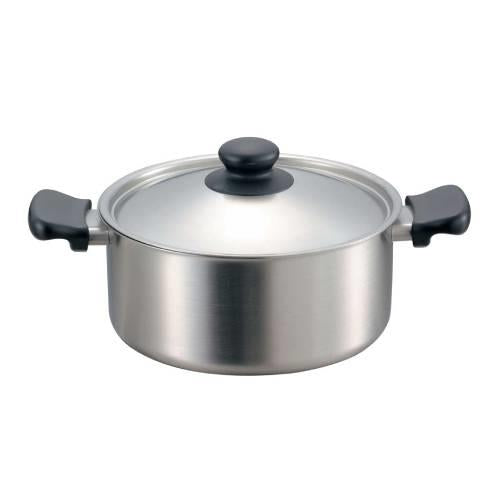 両手鍋浅型艶消22cm12150601-1265 2303900