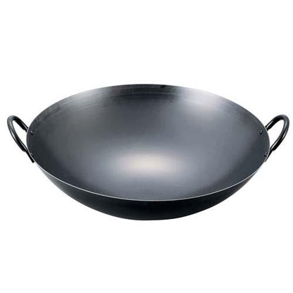 鉄ブルーテンパープレス中華両手鍋45cm 2724800
