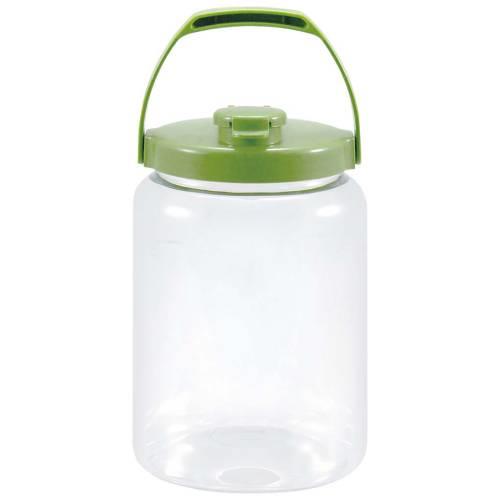 プラスチック果実酒びんR型2.4Lグリーン 2864820