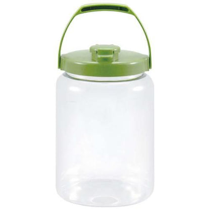 プラスチック果実酒びんR型2.4Lグリーン 2864820
