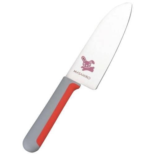 こども庖丁24344兎赤左利用13cm 2893521