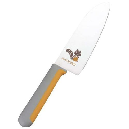 こども庖丁24345りす黄左利用13cm 2893531