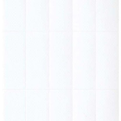 定位置シール白2×5cmミシン目15枚8シート入 3002200