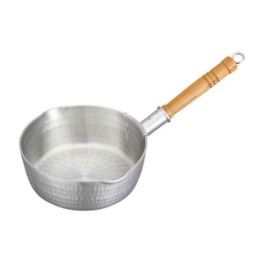 アルミ底平浅型打出雪平鍋目盛付30cm 3026800