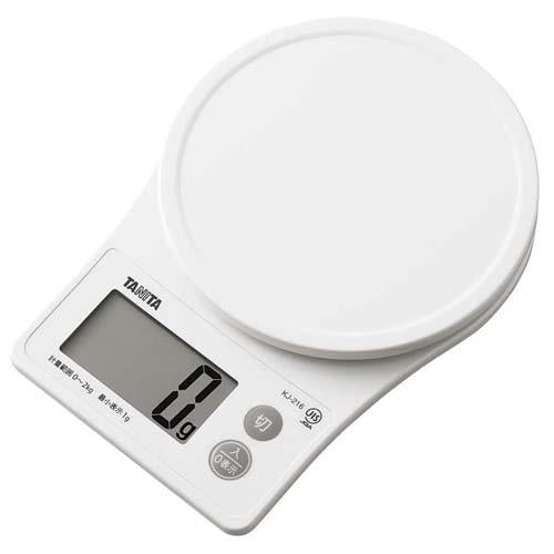 タニタデジタルクッキングスケール2kgKJ-216WH 3080710