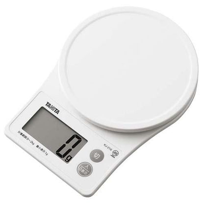 タニタデジタルクッキングスケール2kgKJ-216WH 3080710