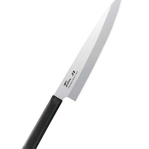 銀チタン刺身庖丁F-7018GS-2221cm 3287800