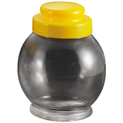 ガラス保存ビン地球型イエロー0.5L 3653800