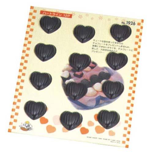 チョコレートモールドハートライン1926 3896400