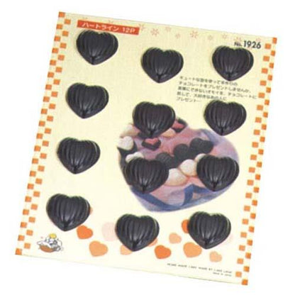 チョコレートモールドハートライン1926 3896400