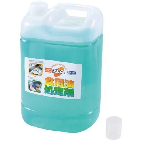 天ぷら油処理剤油コック5L計量カップ付 4039750