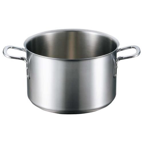 ビストロ三層クラッド半寸胴鍋36cm蓋無 4143400