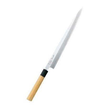 正本本霞玉白鋼柳刃庖丁30cmKS0430 4577500