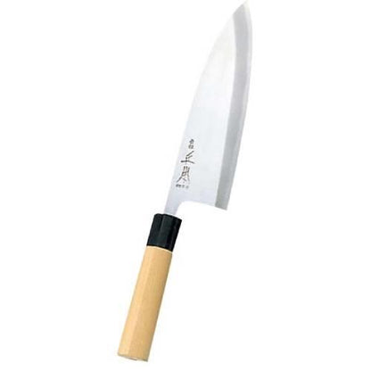本霞玉白鋼本出刃庖丁18cmKS2018 4579300